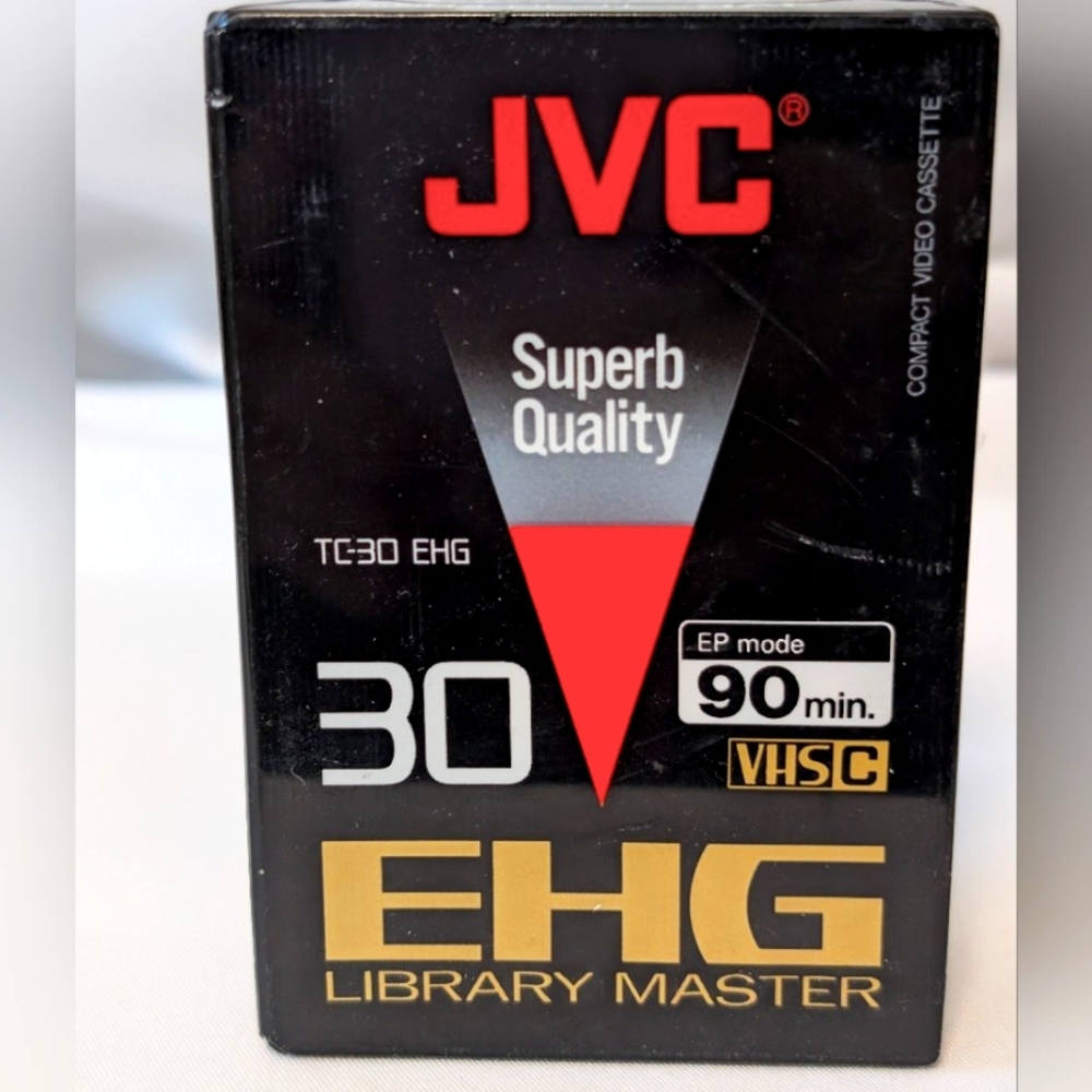 SALE ! JVC Compact VHS C Superb TC-30 EHG Library 90 Min Camcorder Video Tape